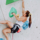 Anja Koehler na etapa de Innsbruck, da Copa do Mundo de Escalada
