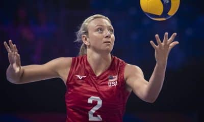 A veterana levantadora Jordyn Poulte terá a responsabilidade de liderar o jovem time dos Estados Unidos no Mundial de vôlei feminino (Volleyball World)