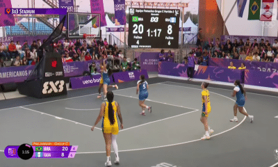 Brasil estreia com vitória e derrota no basquete 3x3 do Pan Júnior