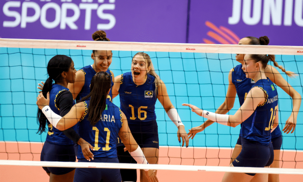 Com 3 a 0 na Rep. Dominicana, vôlei feminino vai à final do Pan Júnior