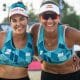 Duda e Ana Patrícia na semifinal do Elite 16 de Montreal de vôlei de praia