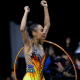 Geovanna Santos durante sua série de arco nas classificatórias