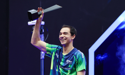 Hugo Calderano - WTT mil jogos tênis de mesa