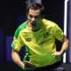 Hugo Calderano na semifinal do WTT Star Contender Foz do Iguaçu tênis de mesa WTT Champions Macau