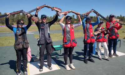 Hussein Daruich e Ellen Mendes - Fossa olímpica mista - Jogos Pan-Americanos Júnior de Assunção