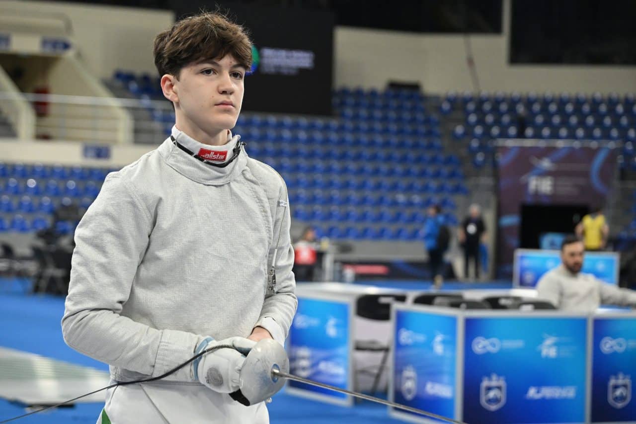Marcus Pinto no Mundial de Esgrima Tbilisi 2025