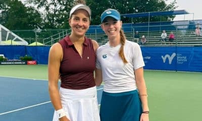 Ingrid Martins e a suíça Simona Waltert estão na semifinal de duplas do ITF W50 de Landisville