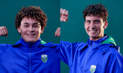 Lucas Fonseca da Fórmula Kite e Gustavo Kiessling da Classe ILCA 7