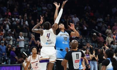Kamilla Cardoso atuou pela WNBA em derrota do Sky para o Mercury