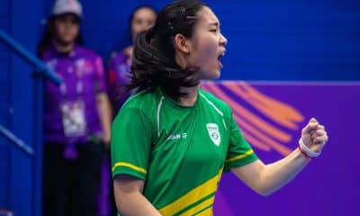 Na imagem, Karina Shiray, que conquistou uma das vitórias do Brasil no feminino sub-19.