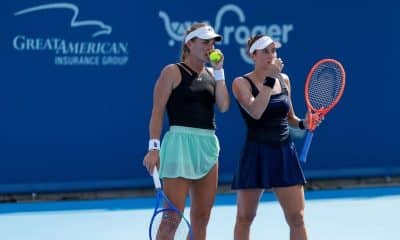 Luisa Stefani e Timea Babos foram eliminadas na segunda rodada do WTA 1000 de Cincinnati