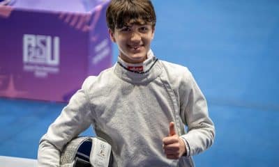Marcus Pinto, bronze no sabre masculino da esgrima nos Jogos Pan-Americanos Júnior Assunção-2025 (Foto: Grazie Batista/COB)