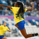 Nhauany Teixiera no jogo entre Brasil e México do handebol feminino dos Jogos Pan-AMERICANOS JÚNIOR ASSUNÇÃO-2025