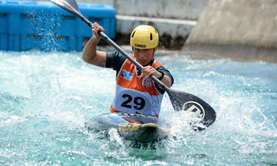 Ana Sátila, da Canoagem Slalom, em ação