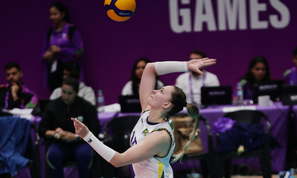 Ana Rudiger nos Jogos Pan-Americanos Júnior Assunção-2025 no vôlei feminino