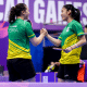 Beatriz Fiore e Karina Shiray tênis de mesa ouro jogos pan-americanos júnior assunção 2025 duplas masculina duplas feminina