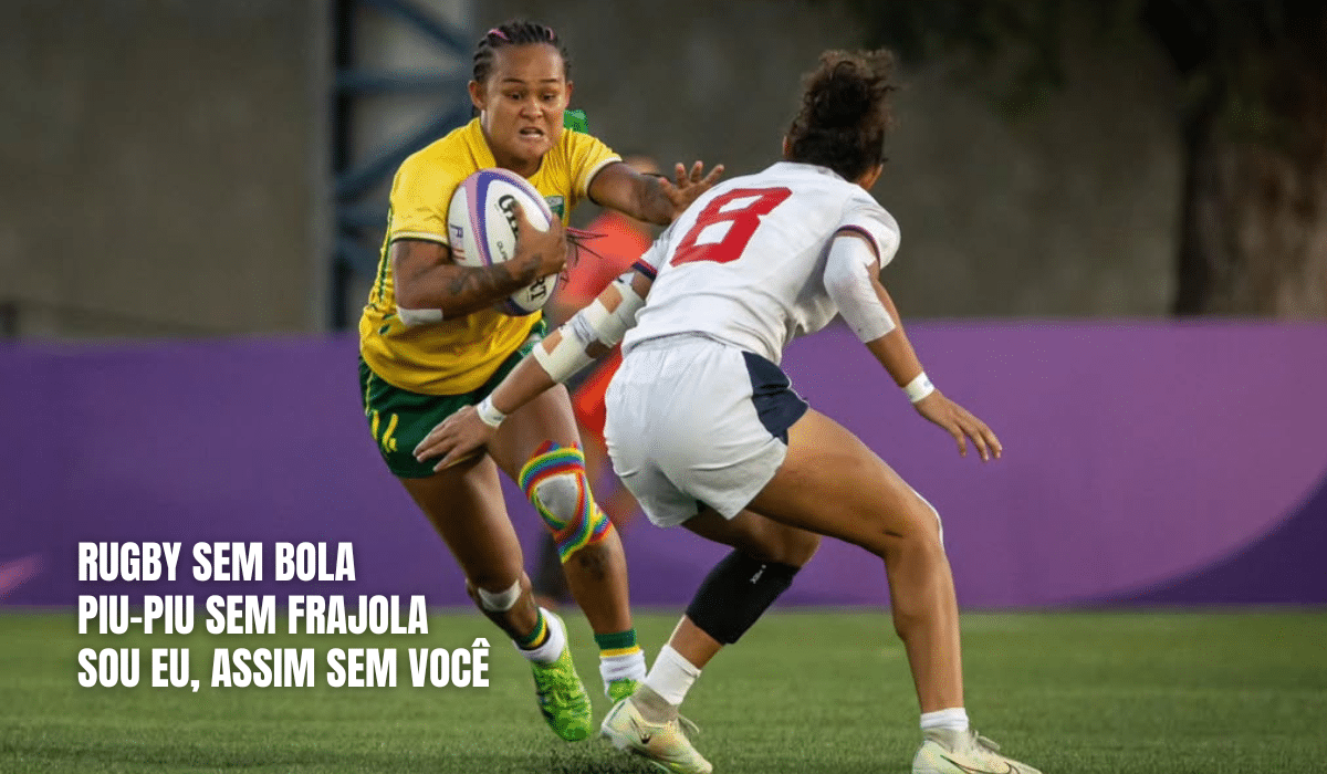 Claudinha Bochecha em jogo de Rugby sevens nos Jogos Pan-Americanos Júnior Assunção-2025