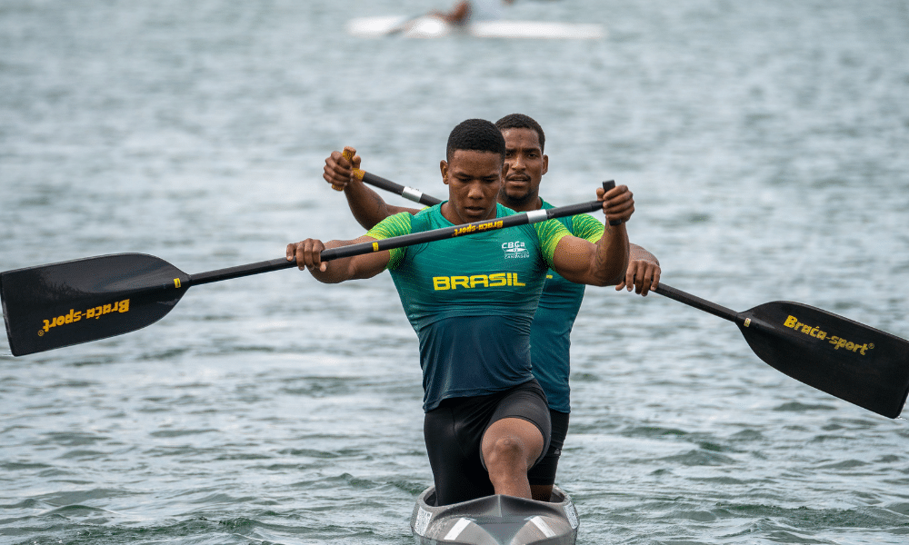 Gabriel Nascimento Jacky Godmann mundial de canoagem velocidade c2 500 m Gabriel Nascimento/Jacky Godmann
