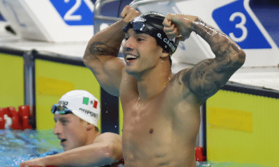 Guilherme Caribé na final dos 100m livre nos Jogos Pan-Americanos Júnior Assunção-2025
