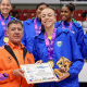 Juju Gandra recebe prêmio individual após ganhar o ouro no vôlei feminino nos Jogos Pan-Americanos Júnior Assunção-2025