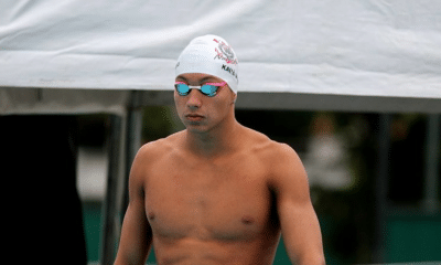 Kauã Marinho, da seleção brasileira júnior de natação