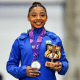 Kauany Aquino com a prata no salto dos Jogos Pan-Americanos Júnior Assunção-2025
