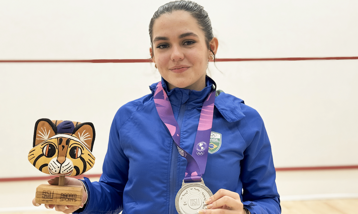 Laura silva conquista prata no individual feminino do squash nos Jogos Pan-Americanos Júnior Assunção-2025 