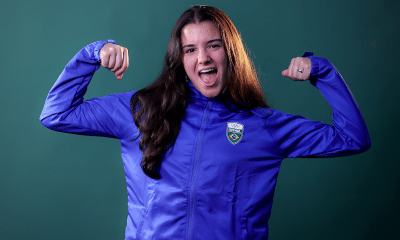 Livia Burberry, da esgrima florete, nos Jogos Pan-Americanos Júnior em Assunção-2025