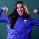 Livia Burberry, da esgrima florete, nos Jogos Pan-Americanos Júnior em Assunção-2025
