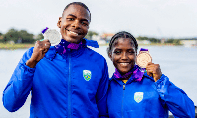 Lorrane Santos Mateus Nunes canoagem velocidade pódio ouro prata Jogos Pan-Americanos Júnior de Assunção 2025