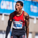 Lucas Vilar comemora vitória no Troféu Brasil de Atletismo nos 200m