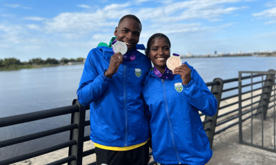 Mateus Nunes Lorrane Santos canoagem velocidade jogos pan-americanos júnior assunção 2025 prata ouro bronze