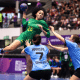 Raquel Ladeia em jogo de handebol nos Jogos Pan-Americanos Júnior Assunção-2025