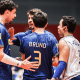 Seleção de vôlei sub-21 após derrota pra tchecos no Mundial