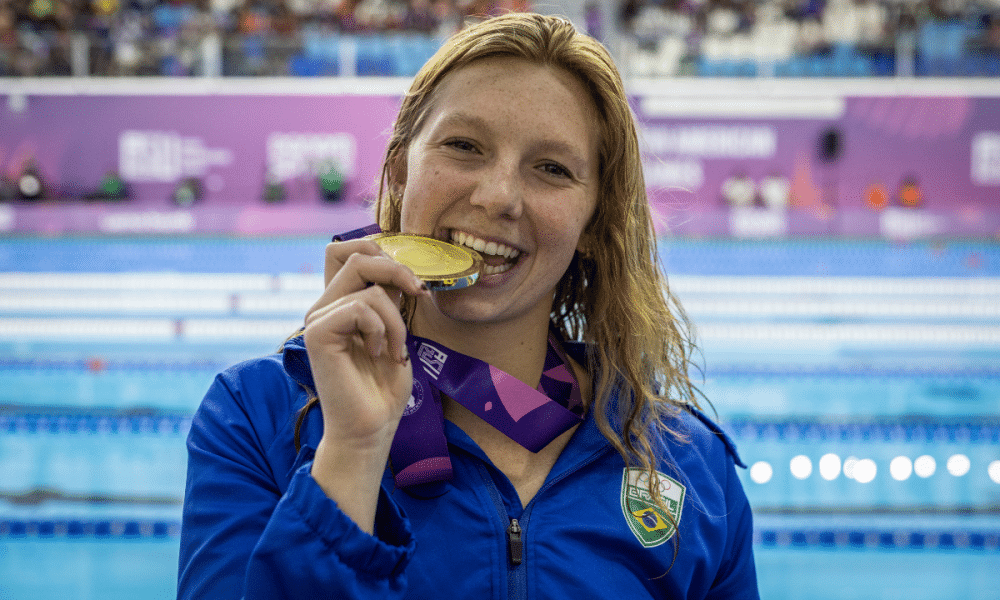 Stephanie Balduccini na natação dos Jogos Pan-Americanos Júnior Assunção-2025