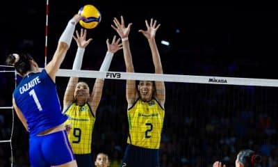 A ponteira e capitã Lucille Cazaute é uma das maiores armas da França para o confronto contra o Brasil (Volleyball World)