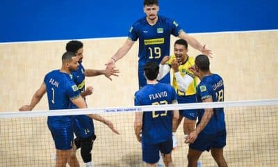 Apesar das duas vitórias, Brasil precisa vencer pelo menos um set contra a Sérvia para se classificar para as oitavas de final do Mundial de vôlei masculino