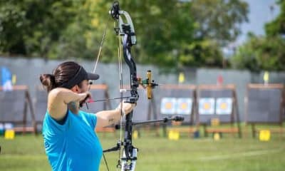 Bianca Rodrigues vai às oitavas de final do composto feminino no Mundial de tiro com arco