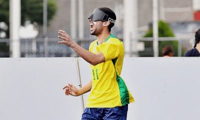 Brasil vence Chile na Copa Azteca de futebol de cegos