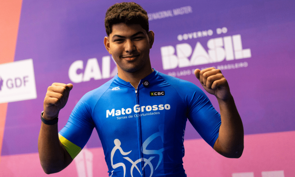 Ciclista mato-grossense brilha em estreia dos Jogos da Juventude