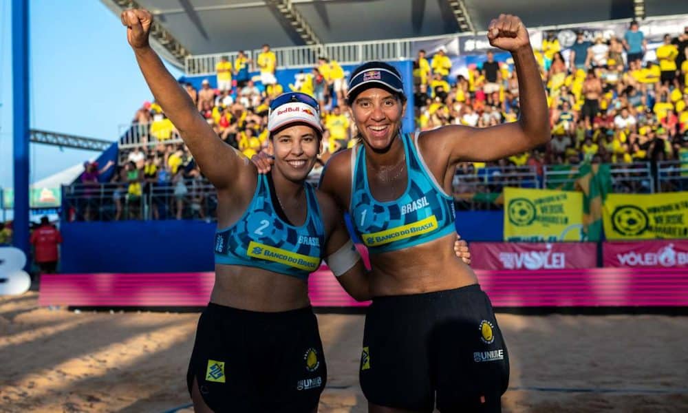 Duda e Ana Patrícia conquistaram o bronze em João Pessoa no Circuito Mundial de Vôlei de Praia