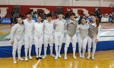Equipes do sabre brilham Sul-Americano Juvenil de Esgrima