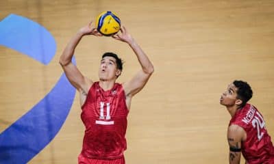 Estados Unidos, de Christenson, derrotou a Colômbia por 3 a 0 na estreia do Mundial de vôlei masculino