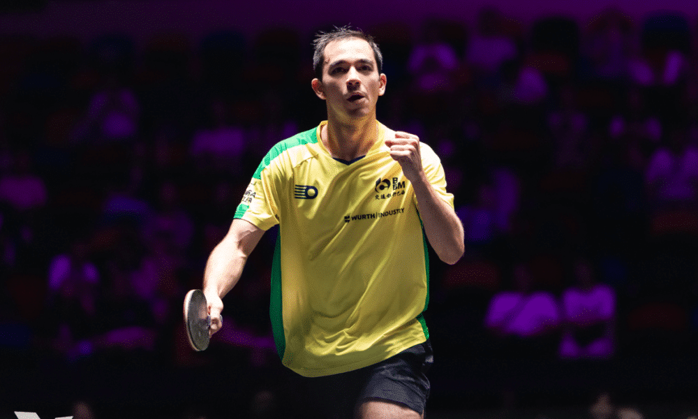 HhUGO CALDERANO, TÊNIS DE MESA, CHAMPIONS, MACAU