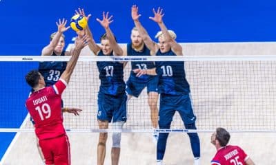 França é surpreendida pela Finlândia e perde por 3 a 2 no Mundial de vôlei masculino (Volleyball World)