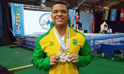 Gabriel Portela conquistou três ouros em Guayaquil. Foto: Divulgação