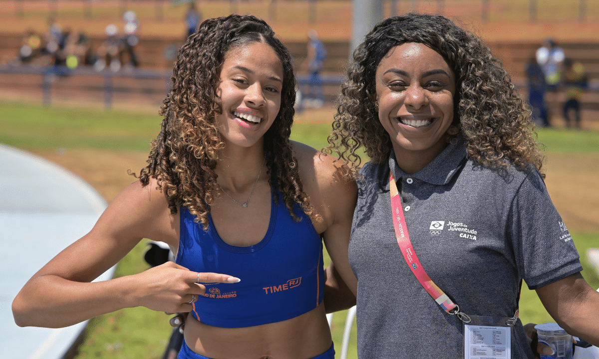 Hakelly Souza e Rosângela Santos - Atletismo Jogos da Juventude