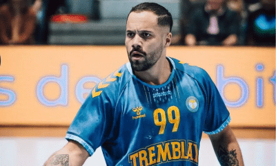 Jean-Pierre Dupoux, jogador do Tremblay em jogo do Campeonato Francês (Foto: Max Grellier