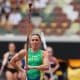 Juliana Campos atleta do salto com vara do Brasil no Mundial de atletismo