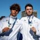 Victor Molin e Gabriel Perdigão conquistaram a medalha de ouro para o Brasil (Foto: Satiro Sodré/CBDA)